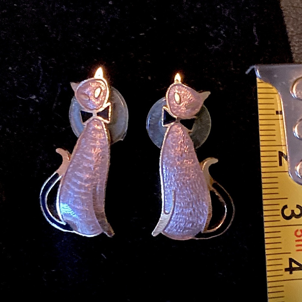Cat earrings - Picture 3 of 3